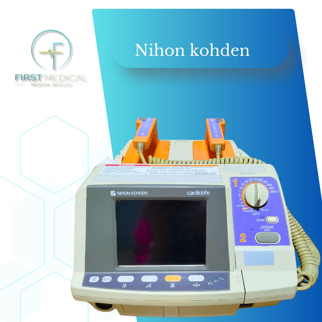 Nihon kohden DC جهاز صدمات ماركة نيهون كوهدن (مستعمل)